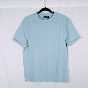 Asos Men's Light Blue Stretch Cotton T-Shirt Size M